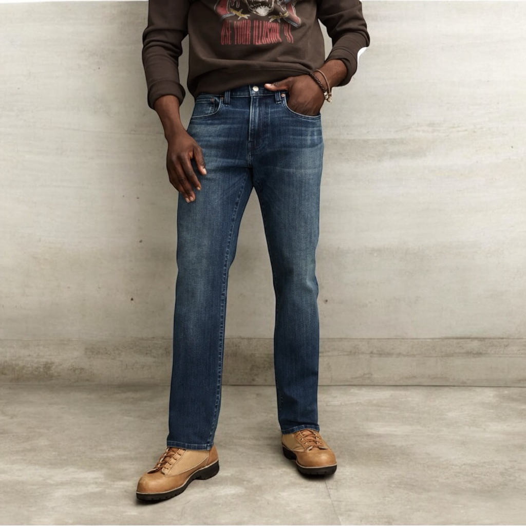 Lucky Brand Men's 223 Straight Leg 5 Pocket Stretch Denim Jeans Blue 36 X 30